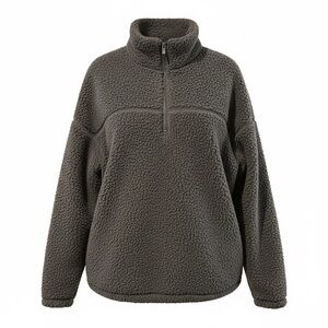 Charcoal Teddy Fleece Jacket